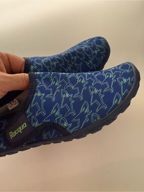 Racqua Kids Blue Shark-Print Water Shoes